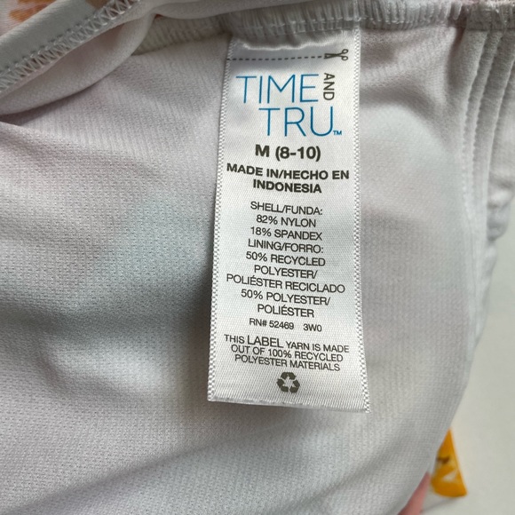 Time and Tru floral bathing suit. Size medium - Picture 5 of 5